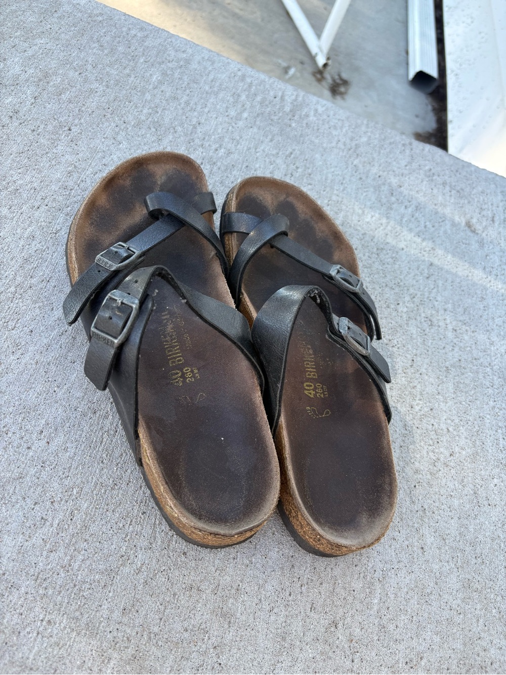 Birkenstock Black Leather Strappy Women's Sandals